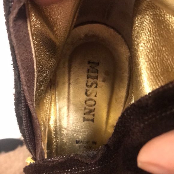 Missoni suede boots with ribbon - Picture 4 of 10